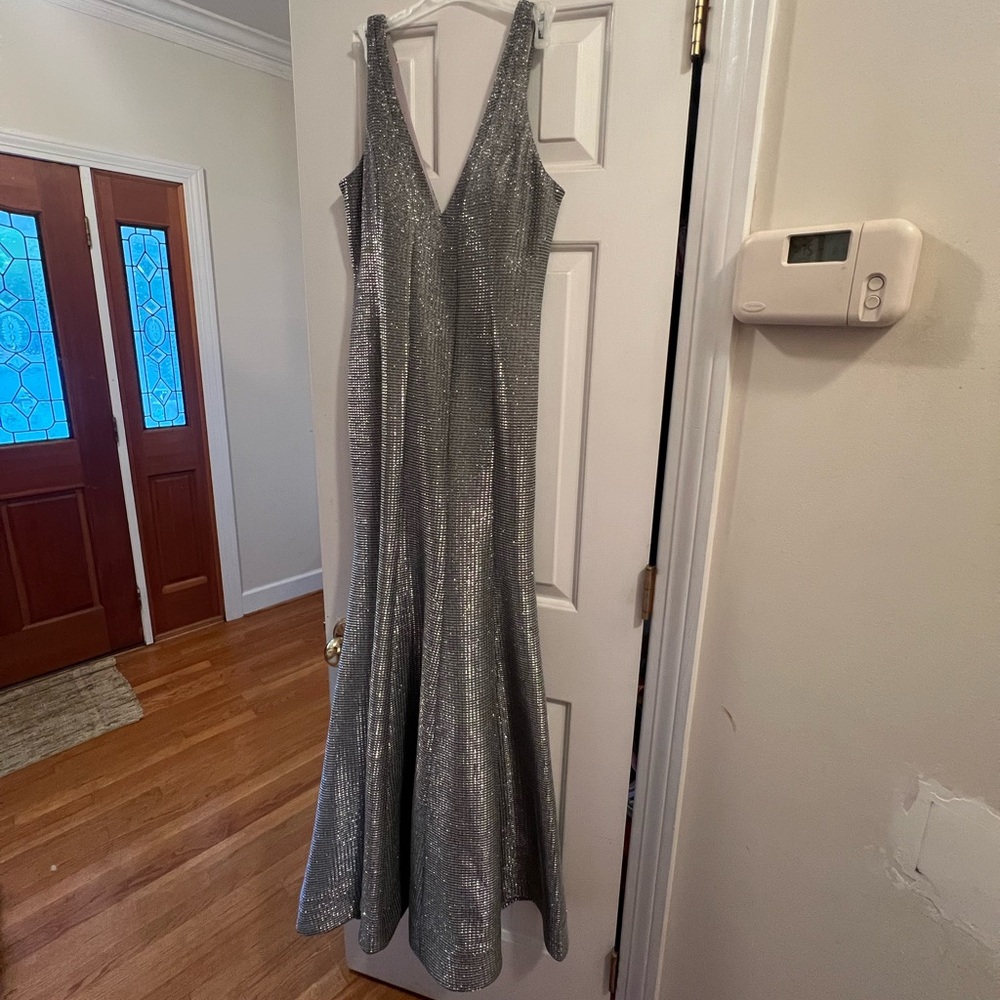 Silver prom/formal dress